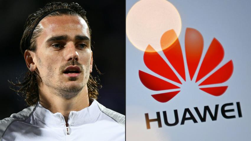 Penyerang Barcelona Griezman Akhiri Kesepakatan Dengan Huawei Terkait Pengawasan Muslim Uighur